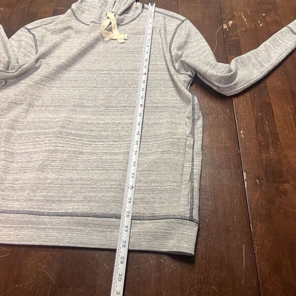 Johnnie O Peppers Light Gray heather Men's Hanging Out hoodie pullover shirt - Picture 9 of 9